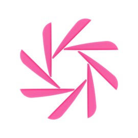 M.SJUMPPER ARCHERY Arrows Vanes Fletches 3 Inch Plastic TPU Fletching for Hunting Targeting Arrow (51 Pack) (Pink)