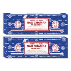 Satya Sai Baba Nag Champa Incense Sticks, 100-gram (Pack of 2)