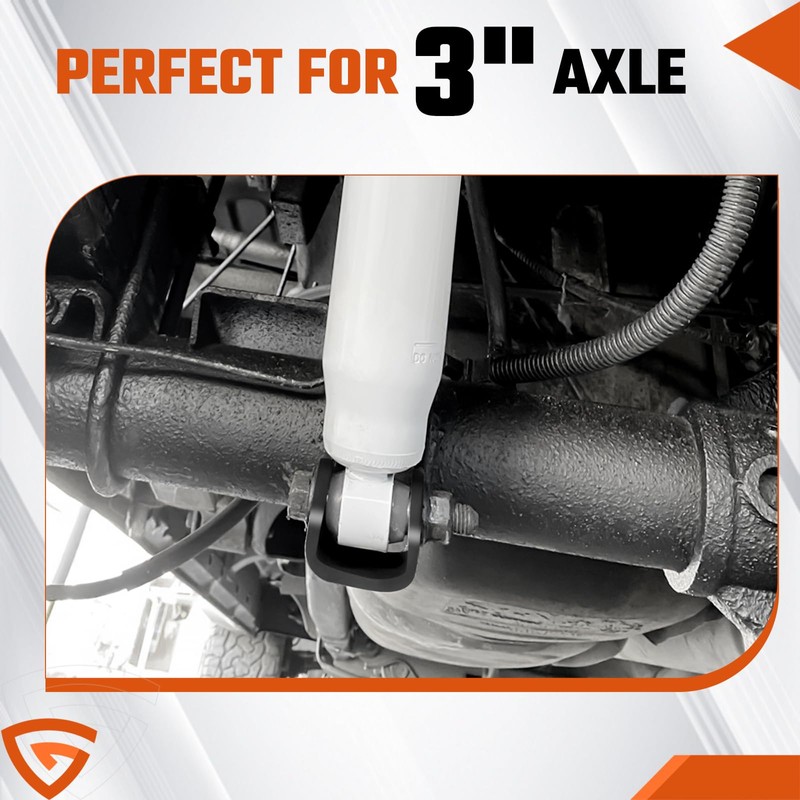 Heavy Duty Shock Brackets for Off-Road Trailers, Thick Weld-On Shock