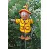 Midene Ceramic Garden Decoration - Yellow Scarecrow