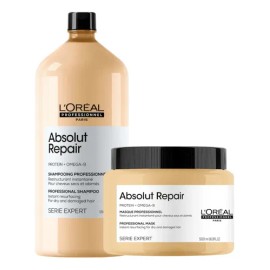 Kit L'oreal Professionnel Repair Shampoo 1500ml+ Mask 500 Ml
