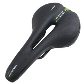 ROADNADO Bike Seat Breathable Bicycle Saddle with Memory Foam Ergonomics Design Bike Saddle Comfortable Soft for Men & Women, Fit for Mountain, Road, Electric, City, Folding Bikes (Green)