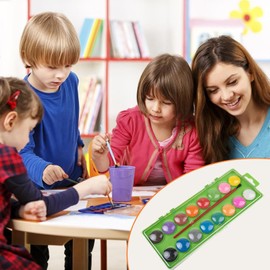 Watercolor Paint Set - Watercolor Set | Watercolor Kit | Watercolor Paint Palette | Interactive Painting Kit | Toddler Doodling Kit with Paintbrush, 16 Color Ribbon Brushes Educational Painting Set