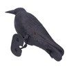 Simulation Plastic Crow Statue Hunting Cultures Protect Bait Decoys Tool