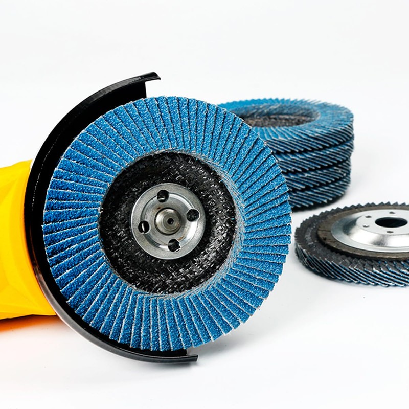 AIMALL 10 PCS Flap Disc Set, Zirconia Abrasive Grinding Wheels