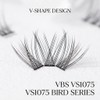 VBS self-adhesive eyelashes 10mm Beauty | Natural Lash Clusters for