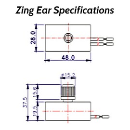 Txelegant Zing Ear ZE-107M 3/8 Push Switch Rotary Dimmer Lamp Light Switch 3A 125VAC Brass Repair Kits Replacem