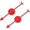 Kryoflare 2Pcs Spinner Game Set, Plastic Arrow Board Games with