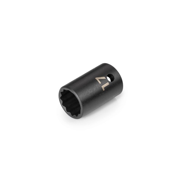 TEKTON 1/2 Inch Drive x 17 mm 12-Point Impact Socket