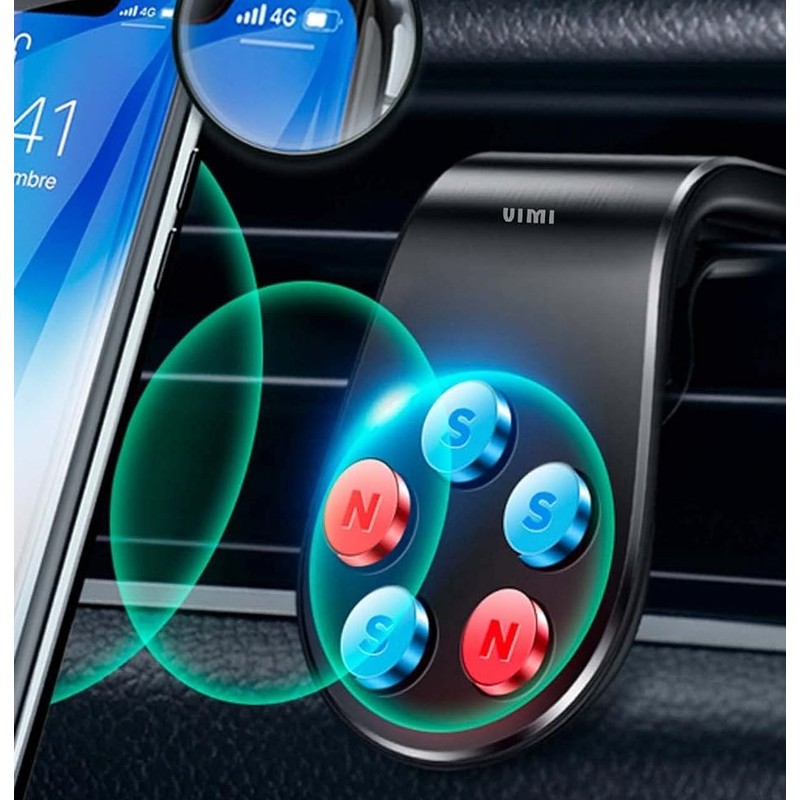 Vimi Soporte De Auto Clip para Celular Magnético con Imán