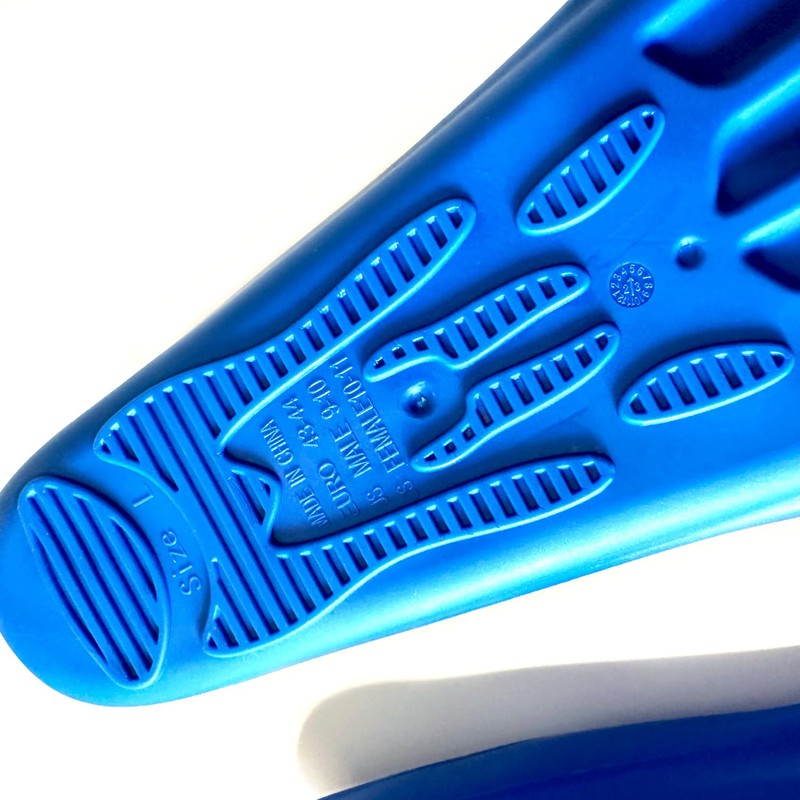 Swimz Missile Short Blade Swim Training Fins - Royal Blue