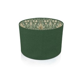 20cm (Diameter 8" x Height 7") Forest Green with William Morris Snakeshead Forest Interior Table lamp Shade