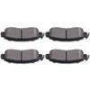 SCITOO D1650 Semi-Metal Brake Pads Kits Front Replacement For Nissan