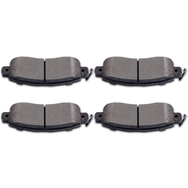 SCITOO D1650 Semi-Metal Brake Pads Kits Front Replacement For Nissan
