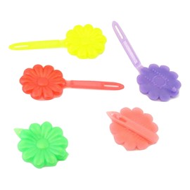 Eden Girls Self Hinge Pastel Flower Hair Barrettes - 18 Pcs.