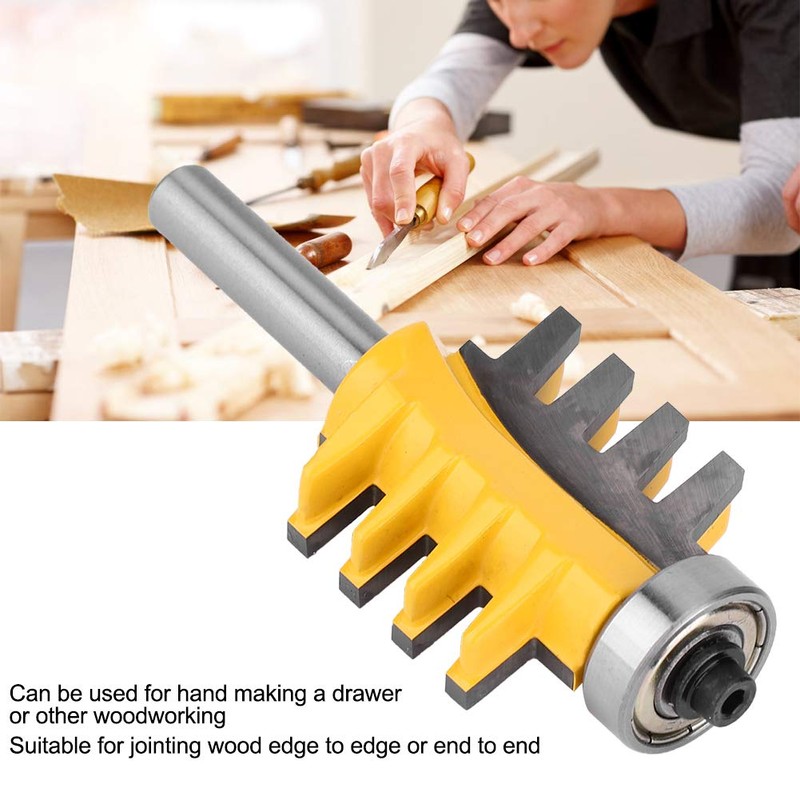 Gluing Cutter 8 mm Shank Finger Joint Cutter Carbide Tool