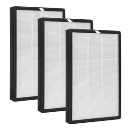 GoKBNY APH260 True HEPA Replacement Filter Compatible with Pure Morning APH260 Purifier, Also Compatible with Pure Morning APH320 WiFi Purifier, 3-in-1 Filter System（3-Pack）