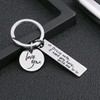Drive Safe Need You Here With Me Love You Keychain