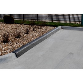 Ideal Shield Curb Guard, 90" Length Concrete Curb Protector for Heights 2"-6", Durable 1/4" Thick Polyethylene Plastic, Bolt Down Installation (Black)