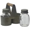 Park Designs Norwood Caddy with Glass Salt & Pepper