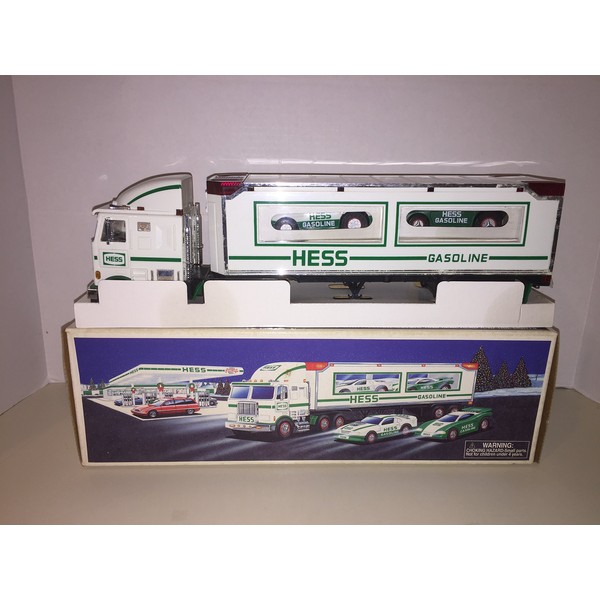 Hess 1997 Toy Truck with 2 Racers