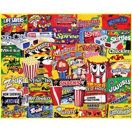 Movie Snacks (1884pz) - 1000 Piece Jigsaw Puzzle