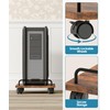 Akxomel Mobile CPU Stand, Computer Tower Stand with 4 Caster