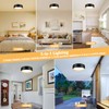 BrightHome Flush Mount Ceiling Light, 13in 2600LM 25W(300W Equiv), LED
