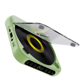 CD Player with Headphones for Seamless Music Experience Such As CD ABS Portable Cd Player with Headphones MP3, Green
