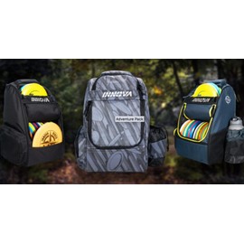 INNOVA Disc Golf 2019 Adventure Pack Backpack Disc Golf Bag - Black