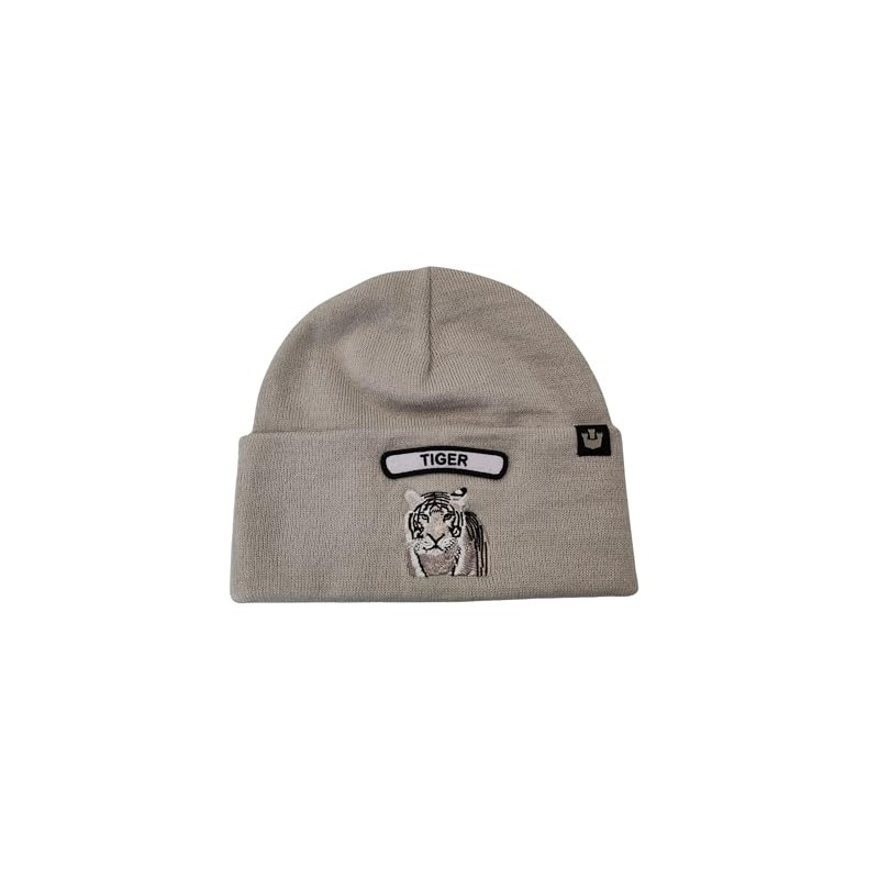 Goorin Bros. Tiger 107-1798 Beanie Uni 100% Acrylic Light Grey