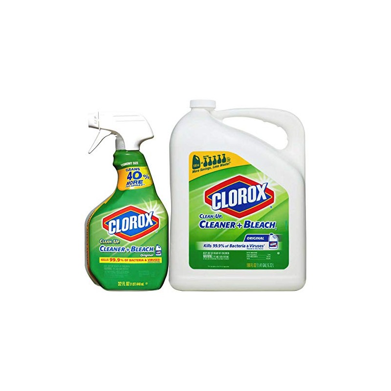 Clorox Clean-Up Cleaner Spray with Bleach and Refill Combo, 32
