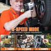 Litheli Cordless Impact Wrench, 1/2 Inch Hog Ring Brushless Impact