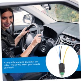 PACKOVE 1set Automotive Relay Socket Harness Wiring Kit for Cars and Trucks Pin Relay Socket Harness Easy Installation and Convenient Wiring