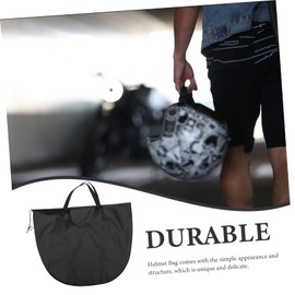 Vaguelly Motorcycle Helmet Pouch Capacity Storage Bag for Helmets Dustproof Design for Motorbike Electric Bike Use Material