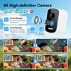 Smart Bird Feeder with Camera Solar Powered, 4K HD Video