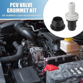 A ABSOPRO PC V-Valve Grommet Kit Exhaust Positive Crankcase Ventilation Fitting Fits No.1220415030/9048018001 To yota Tercel 1983-1988A BS and Rubber