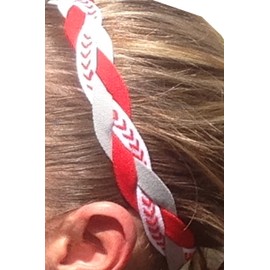 It's Ridic! No Slip Grip/Non-Slip Sports/Athletic Nylon Triple Braided Sports Headband