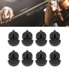 8Pcs Violin Mute Adjustable Rubber Silencer Single Hole Practice Parts