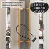 NBYT 5-Word Resettable Combination Lock, Letter Lock- Home Security Padlock