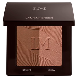 Laura Mercier Bronze Color Infusion, 12HR Long Wear, Talc-Free Bronzer Powder, Skin-Smoothing, Lightweight and Breathable, Natural Glow, Blurred Finish, 40 Riviera