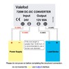 Valefod 24V to 12V 60A 720W Step-Down Transformer DC to