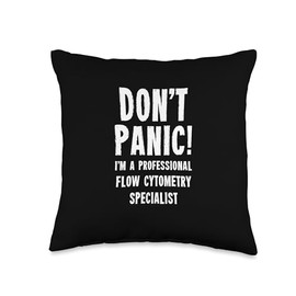 Flow Cytometry Specialist Throw Pillow
