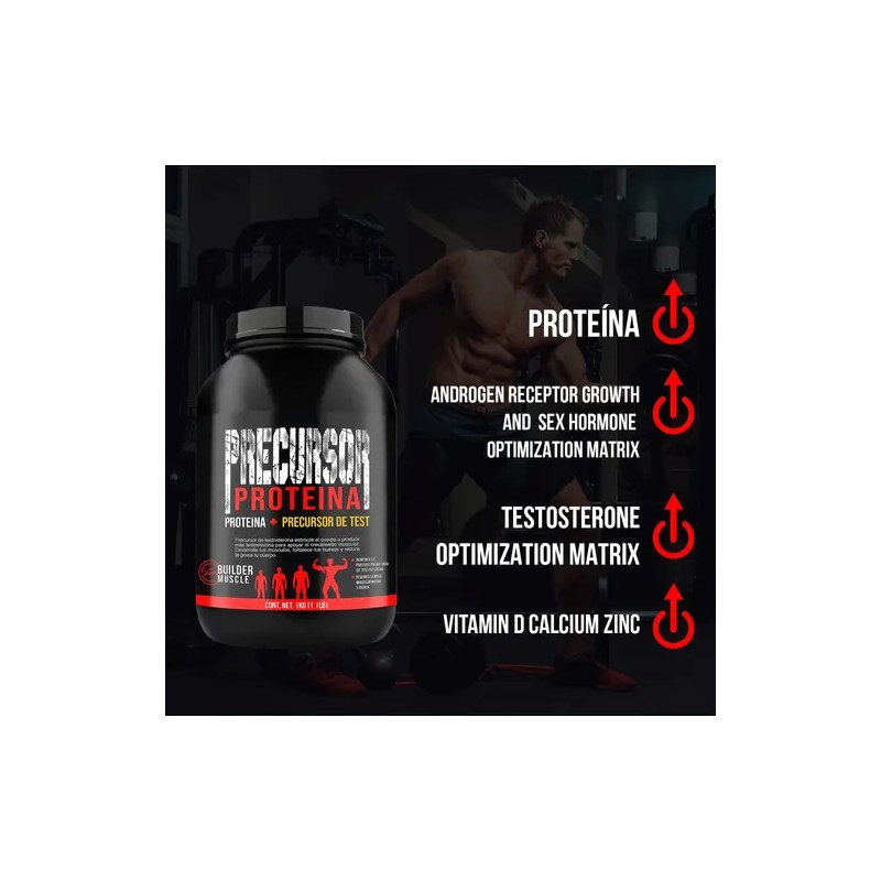1 Kg Testo Precursor Testosterona + Prote Para Hombres