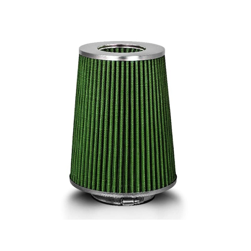 GREEN 4" 102 mm Inlet Truck Cold Air Cone Replacement