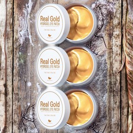 Pretty Sleep Patch Eye Care Eye Area Treatment Real Gold Hydrogel Eye Patches 3 Pieces 60 Pieces / 프레티 수면 패치 아이케어 눈가 트리트먼트 리얼 골드 하이드로겔 아이패치 3개 60개입