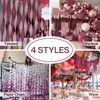 PartyWoo Pink Crepe Paper Streamers 4 Rolls 328 ft Pack