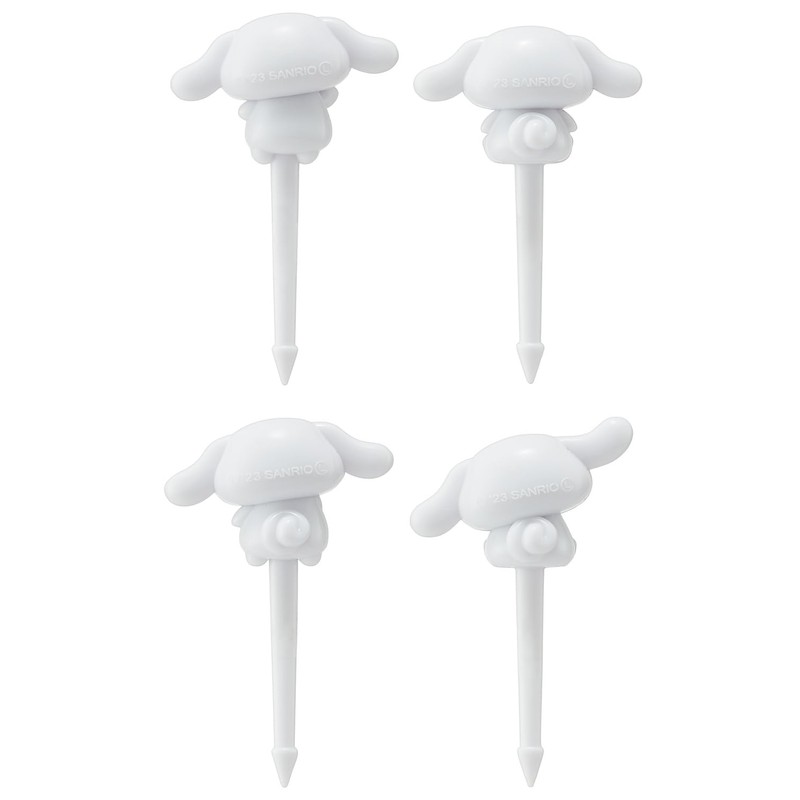 Skater LKP5D Lunch Picks 3D Cinnamorol, Sanrio, Pack of 4