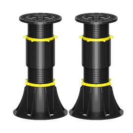 GVRGO Bed Frame Support Legs, 7.87''-13'' Adjustable Bed Support Legs, Bed Support Reinforcement Parts Bed Frame Center Support for Full Size Bed Slats Reinforced Support Feet Sofa Cabinets Furniture