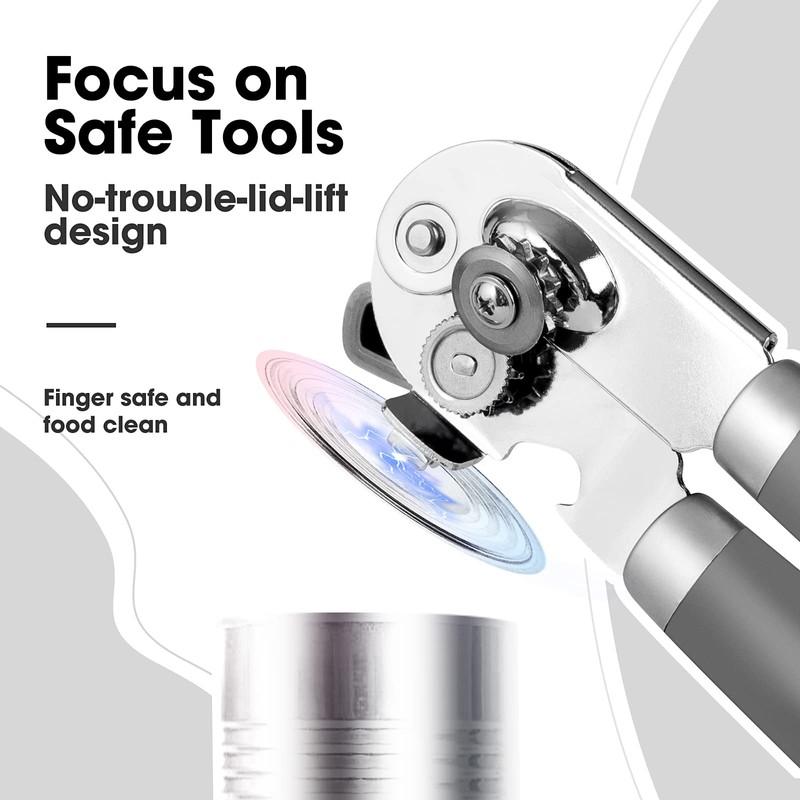 Can Opener Manual, Can Opener with Magnet, Hand Can Opener